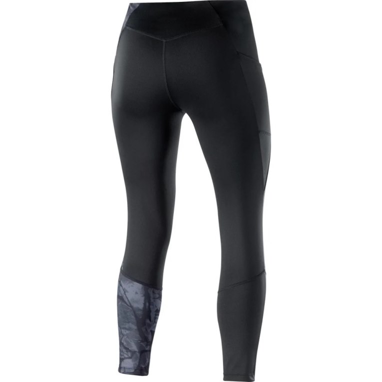 Calça Legging Salomon Cross Run 25'' Feminino Pretas | PT Z98260